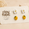 Lemon Blossom Stud Earrings