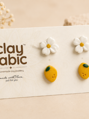 Lemon Blossom Stud Earrings