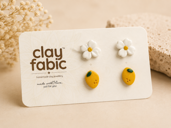 Lemon Blossom Stud Earrings
