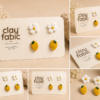 Lemon Blossom Stud Earrings