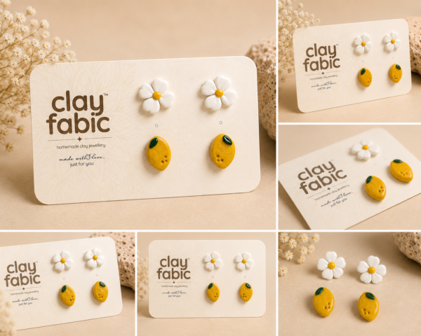 Lemon Blossom Stud Earrings